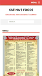 Mobile Screenshot of katinasfoods.com